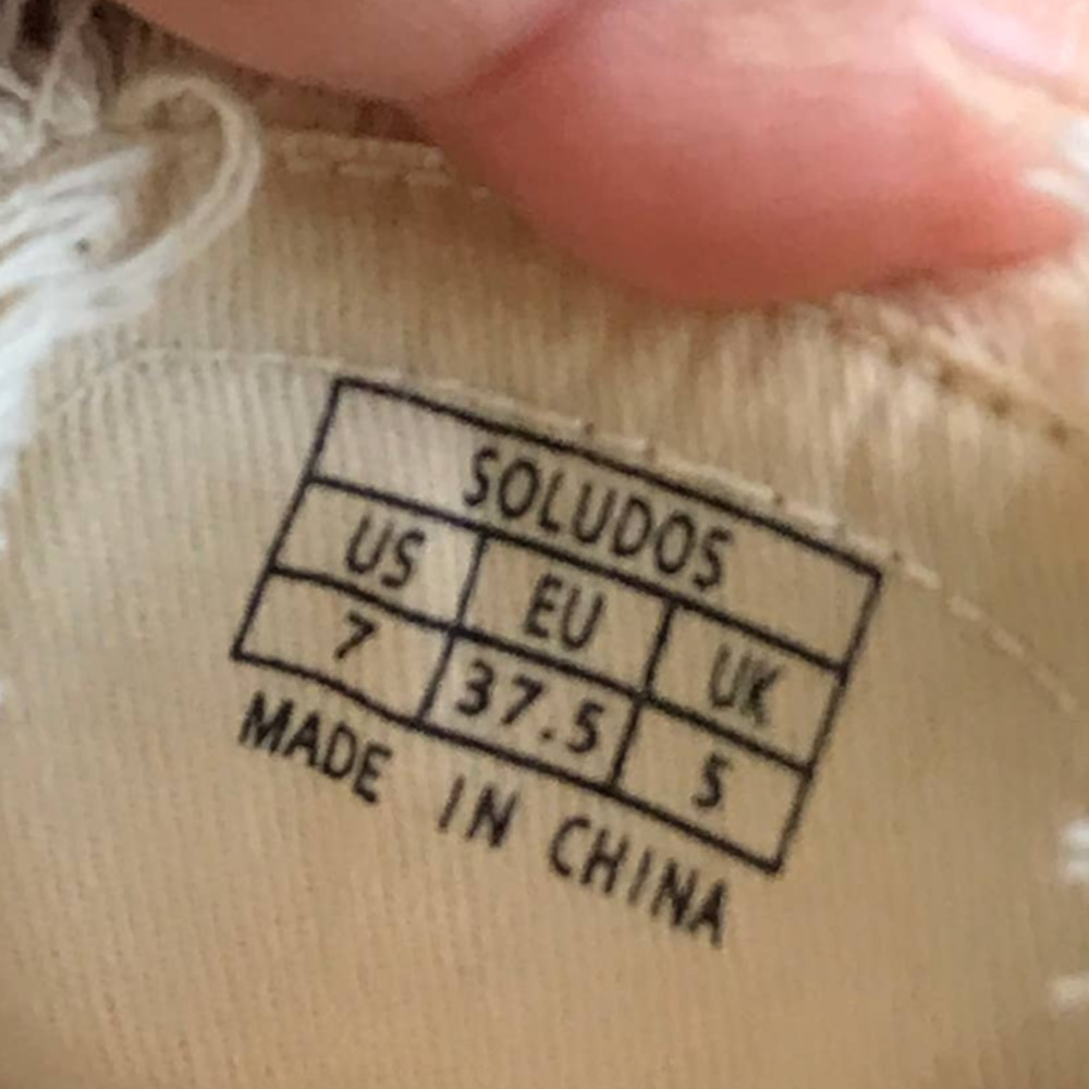 Soludos Coco Pom Pom Slip On Red Bobble Boho Flat… - image 2